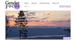 Desktop Screenshot of gender-focus.com